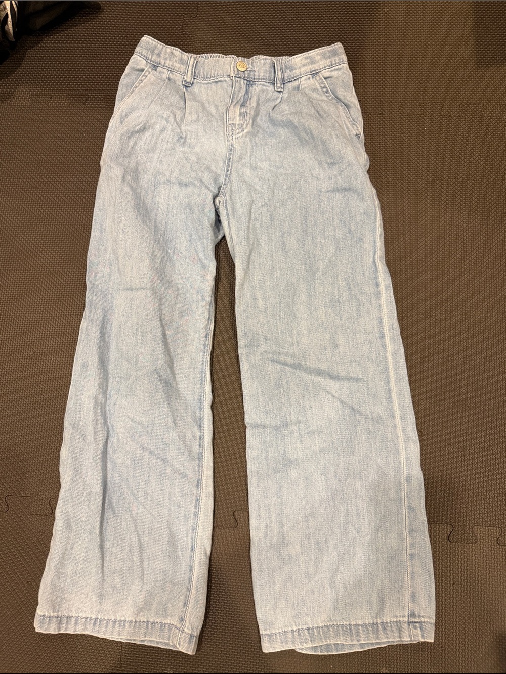 Cat & Jack Light Blue Kids' Wide-Leg Jeans